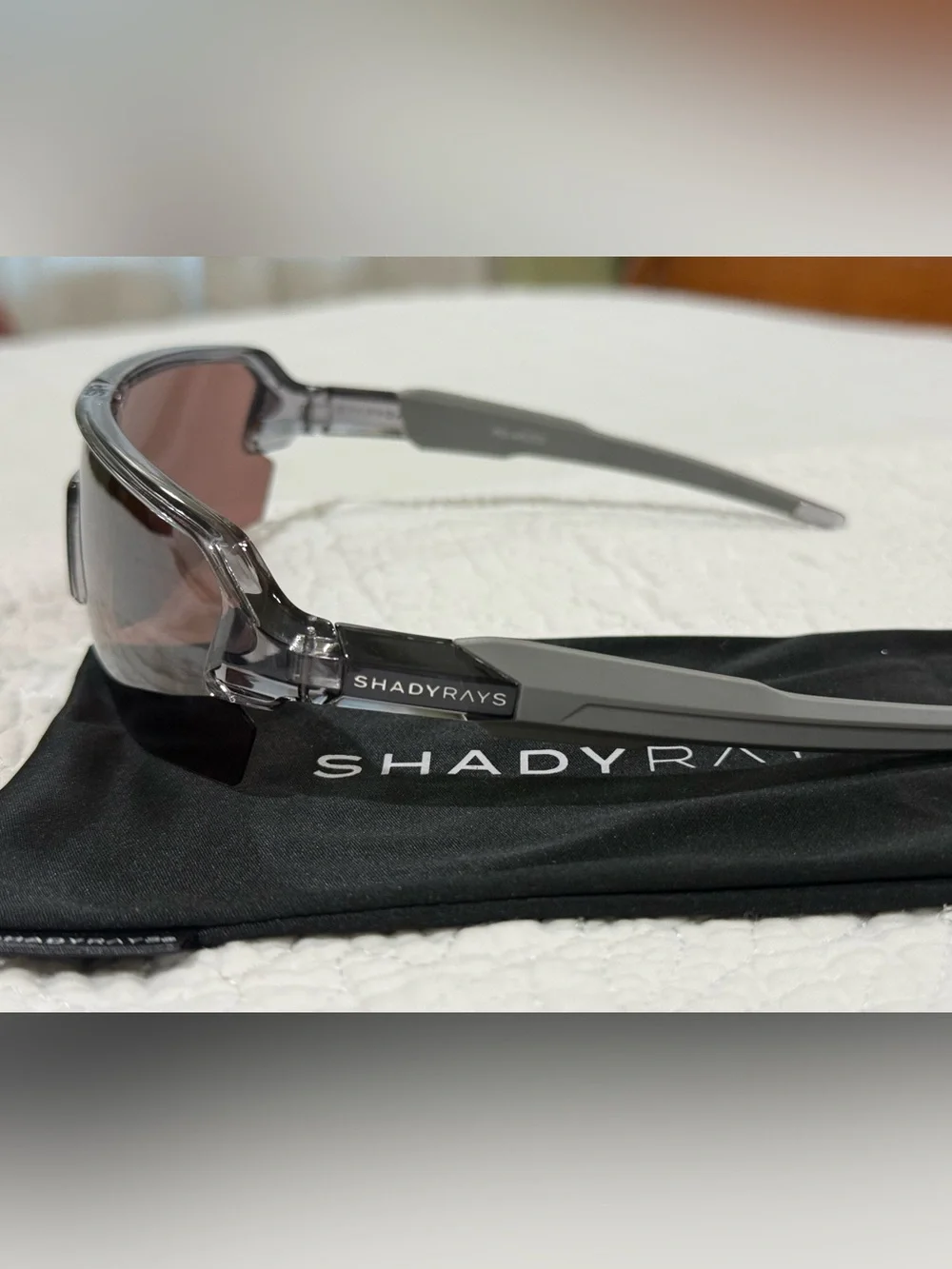 Polarized Shady Rays Apex Sunglasses in Slate Rose